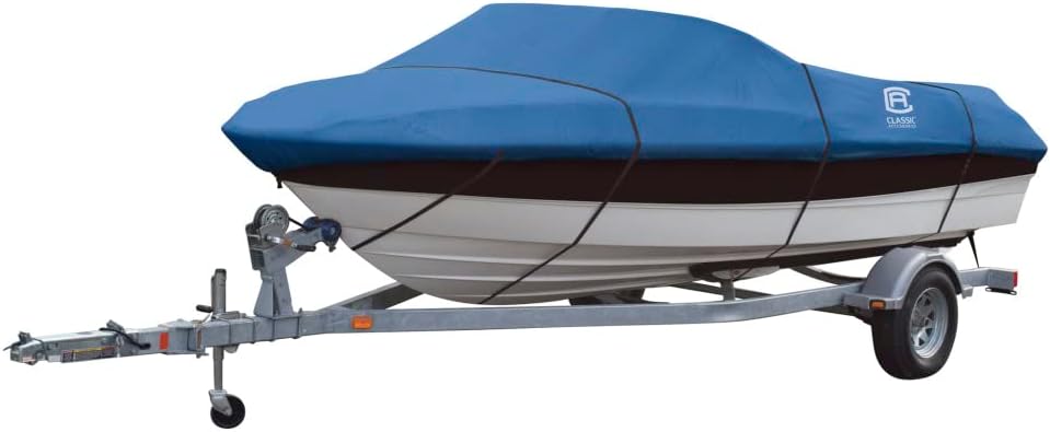 Classic Accessories Stellex All Seasons Boat Cover, Fits Boats 14 - 16 L x 90 W