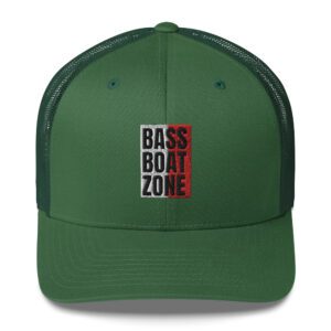 retro trucker hat evergreen front 670761525187b